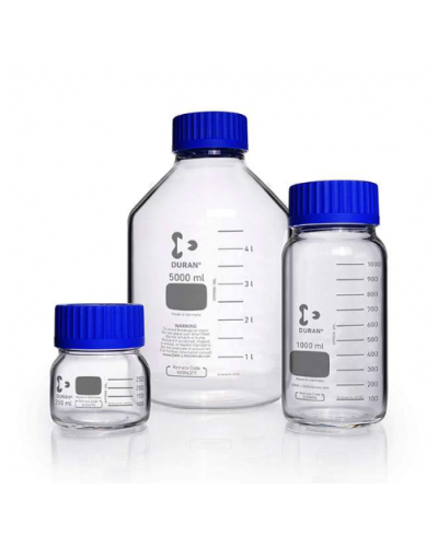 Chai trung tính cổ rộng phủ PU Duran