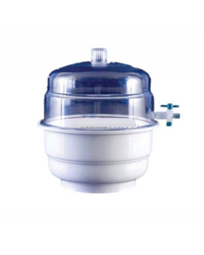 Bình hút ẩm nhựa có vòi Isolab