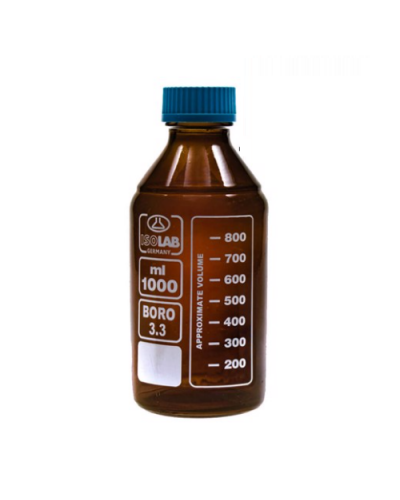 Chai trung tính nâu 100 ml Isolab