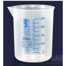 Cốc nhựa kẻ vạch xanh Isolab