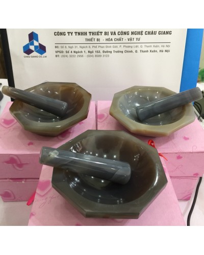 Cối chầy mã não fi 12cm