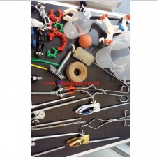 Giá kẹp thí nghiệm, kẹp cổ bình cầu, kẹp sinh hàn