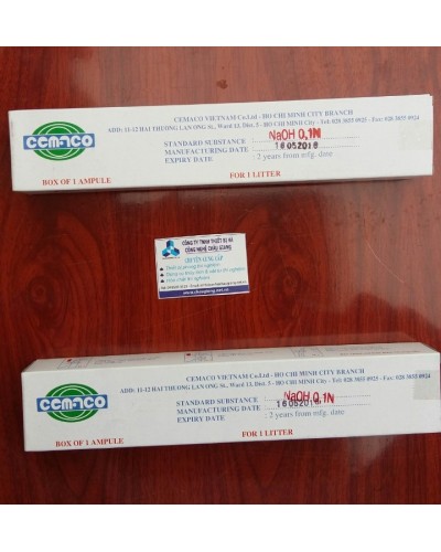Ống chuẩn NaOH