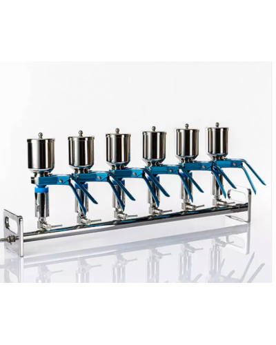 Bộ lọc chân không ( bộ lọc vi sinh) 6 nhánh phễu inox 316 Bộ lọc chân không ( bộ lọc vi sinh) 6 nhánh phễu inox 316