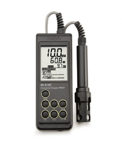 Máy đo oxy hòa tan và nhiệt độ trong thủy sản Hanna HI9147-04 Máy đo oxy hòa tan và nhiệt độ trong thủy sản Hanna HI9147-04