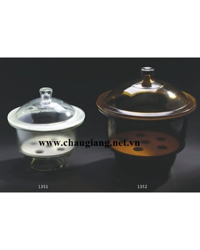 Bình hút ẩm có vòi phi 300 (isolab - Đức)