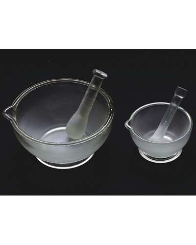 Cối chày thủy tinh fi 7.5cm Cối chày thủy tinh fi 7.5cm