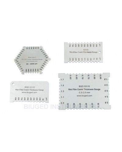 Thước kiểm tra độ dày màng sơn BGD 531 Thước kiểm tra độ dày màng sơn BGD 531